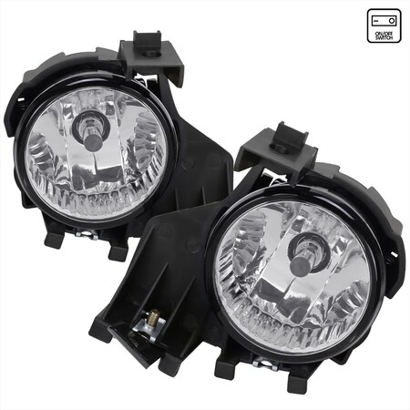 Spec-D Tuning Subaru Impreza Fog Lights With Clear Lens 08-11 LF-WRX08COEM-HZ